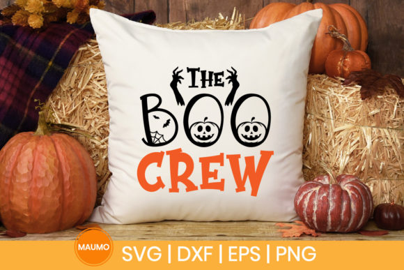Halloween Svg Quote, the Boo Crew – A Playful Graphic for Print Templates