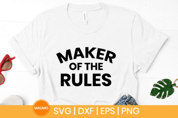 Maker of the Rules SVG Graphic for Print Templates